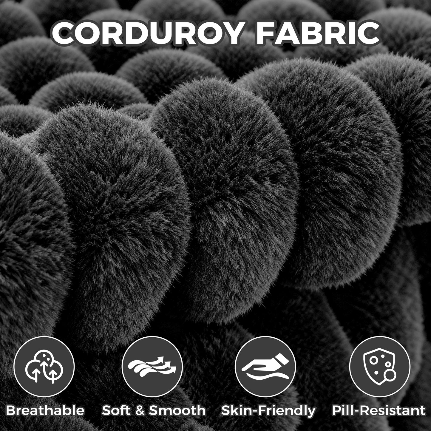 137 Inch Charcoal Cloud Sectional Sofa forf living room , No Sagging Foam U-Shaped Modular Couch, Big Couch Includes 4 Back Cushions & 4 Pillows, No Assembly Required